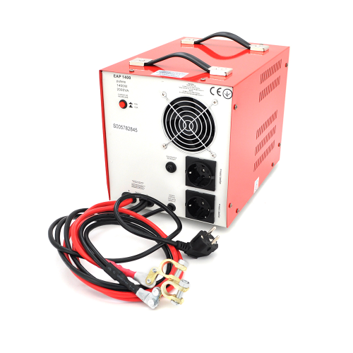 ДБЖ з правильною синусоїдою Westech EAP DUAL-2000VA / 1400W 24V, однофазний, напольного монтажу, LED дисплей, DC150-270V, AC230&amp;plusmn;8%, 2*Shuko, Q8