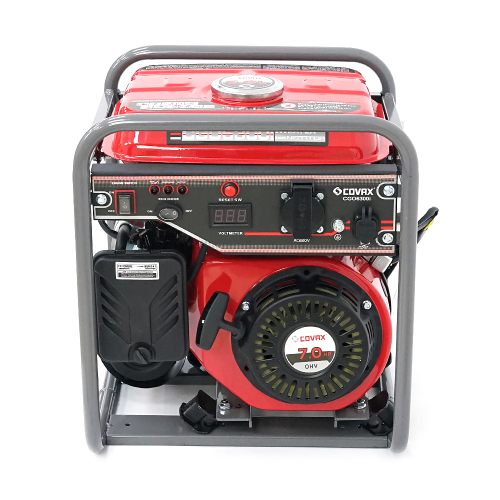 Генератор інверторний бензин COVAX CGO6300i, 3.5kW, однофазний 220V, 50Hz, 4-stroke, бак 5L, 375х340х430mm, 21kg