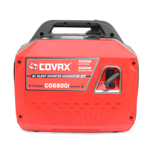 Генератор інверторний бензин COVAX CG6800i, 5.0kW, однофазний 220V, 50Hz, ручний стартер, KM165F 4-stroke, бак 5.6L, 520х350х500mm, 29,5kg