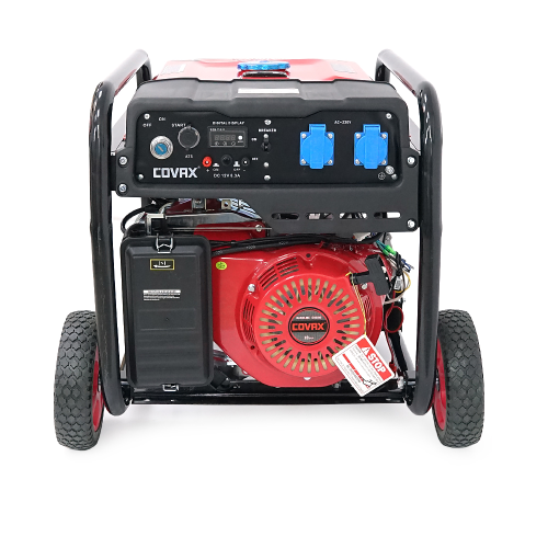 Генератор бензиновий COVAX XL7500CV-E2, 5.0kW, однофазний 220V, 50Hz, DC12V, 13HP, Electric Starter, tank 25L, 690x535x555mm