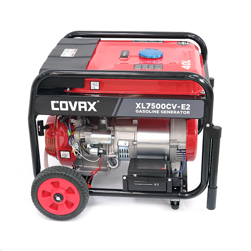 Генератор бензиновий COVAX XL7500CV-E2, 5.0kW, однофазний 220V, 50Hz, DC12V, 13HP, Electric Starter, tank 25L, 690x535x555mm