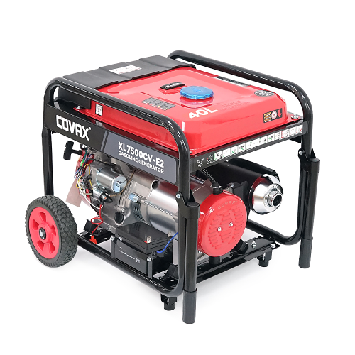 Генератор бензиновий COVAX XL7500CV-E2, 5.0kW, однофазний 220V, 50Hz, DC12V, 13HP, Electric Starter, tank 25L, 690x535x555mm