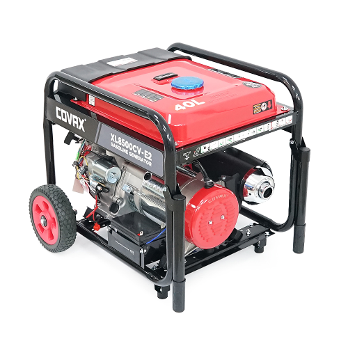 Генератор бензиновий COVAX XL8500CV-E2, 6.0kW, однофазний 220V, 50Hz, DC12V, 15HP, Electric Starter, tank 25L, 690x535x555mm