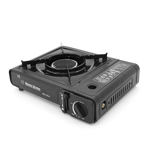 Портативна газова плита GS001-2, Black, Box