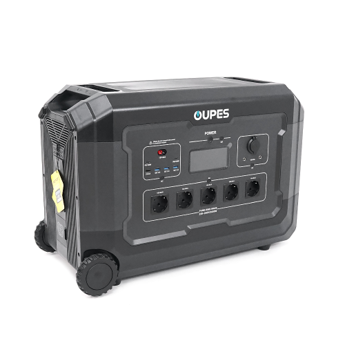 Портативний джерело живлення OUPES S3+S2, LiFePO4, 3600W, PEAK 7000W, 5120Wh, 3500 циклів, MPPT 2100 Вт, 5xAC190-250 В 16 А, 4xUSB-A -18 Вт, 2xUSB-C - 100 Вт, Anderson 12 В 30 А, IP21, 642*305*438 мм, 37,8 кг
