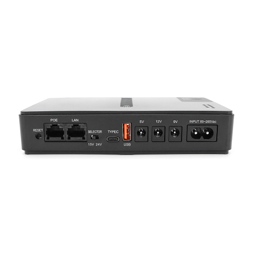 ДБЖ UPS-18W DC1018P YT45949 для роутерів / комутаторів / PON / POE-430, 5 / / 9 / 12V, 1A, 11600MAh(знімні 4*2900MAh), Black, BOX