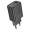 Набір СЗУ HOCO N61 + Type-C / Type-C кабель, 1xUSB+1xUSB-C, PD20W+QC3.0, кабель 1м, Black, Box