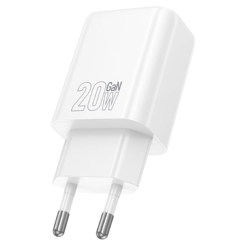 Набір СЗУ HOCO N61 + Type-C / Type-C кабель, 1xUSB+1xUSB-C, PD20W+QC3.0, кабель 1м, White, Box
