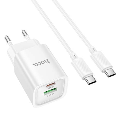 СЗУ HOCO C149A 110-240V, PD30W+Q3.0, USB+Type-C, White, Box