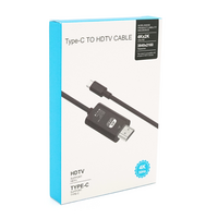 Конвертер MHL Type-C (тато) =&amp;gt; HDMI(тато) 1.0м, Black, 4K / 2K, BOX