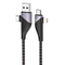 Кабель HOCO U95 4 in 1 USB + Type-C / Iphone + Type-C, 2A, довжина 1.2м, Black, Box