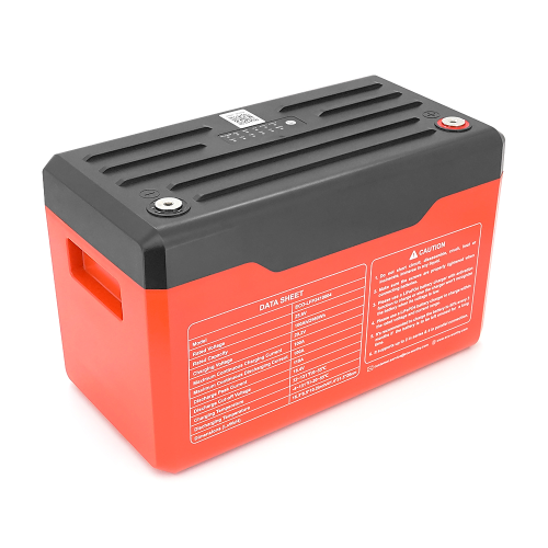 Акумуляторна батарея Eco-Worthy LiFePO4 25,6V 100Ah,(100 / 100A), 0&amp;deg;C до 60&amp;deg;C, індикатор заряду, винт M8, 414*215*260 мм. 18 кг