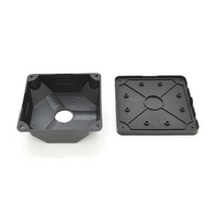 Універсальна монтажна коробка для встановлення відеокамер СЕКО SK-Q130B Black, IP66, 130х130х50мм