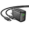Набір СЗУ HOCO CS25A + кабель Type-C / Type-C, 1xUSB+1xUSB-C, PD20W+QC3.0, кабель 1м, Black, Box