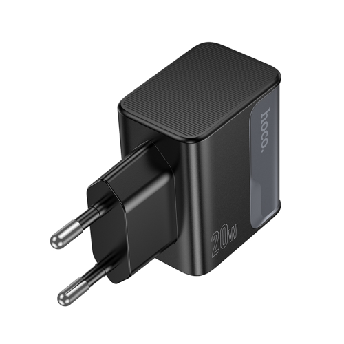 СЗУ 110-240V HOCO CS71A, 1xUSB, 1xUSB-C, PD20W, White, Blister
