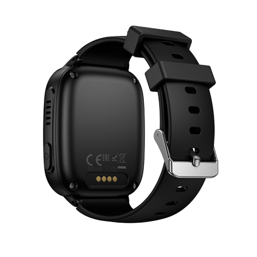 Дитячий смарт годинник Hoco Y106, 4G, GPS, Wi-Fi, HD камера, 1.83&amp;quot; HD-дисплей, дзвінки, відеодзвінки, голосові повідомлення, Black, Box