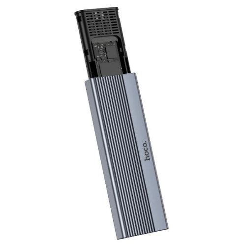 Кишеня HOCO HB47, 2,5&amp;quot;, пластиковий корпус, інтерфейс USB3.1 SATA, Gray