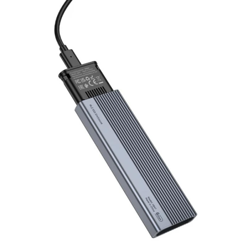 Кишеня HOCO HB47, 2,5&amp;quot;, пластиковий корпус, інтерфейс USB3.1 SATA, Gray