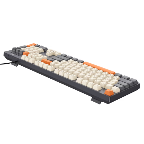 Клавіатура провідна HOCO GM61, USB, 104 клавіші, (Eng / Pyc), Gray, Box