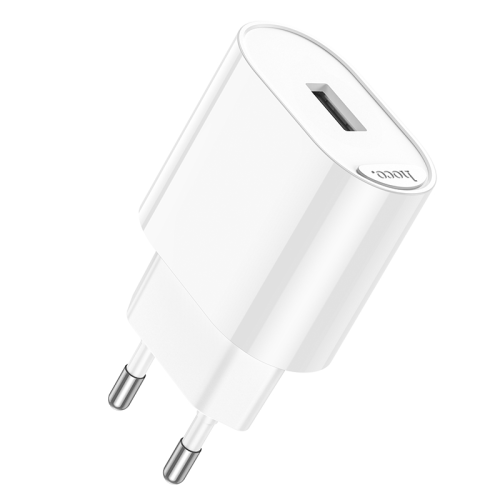 СЗУ 110-240V HOCO C109A 1xUSB, 2.1A, White, Blister