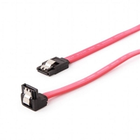Кабель SATA Cablexpert (CC-SATAM-DATA90-0.3M) Г-подібний з защіпкою 0.3m Red