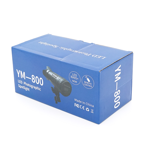 Освітлювач студійний LED YM-800, 3200K-6500K, кольорові фільтри 5 шт. 60ММ, Black, Box