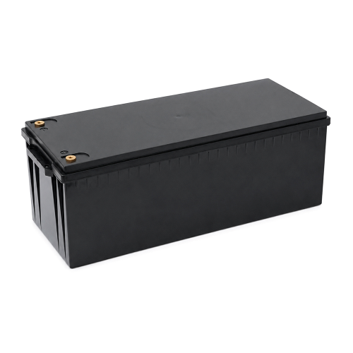 Корпус для акумуляторної батареї NP12v300ah, розмір зовнішній - 640х245х220 мм, внутрішній - 588х225х215 мм Black