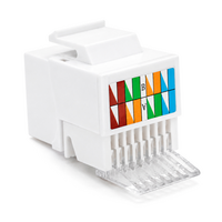Модуль вузький Keystone Jack RJ-45 кат.6e UTP,17,2 мм, 50шт в упаковці ціна за упаковку