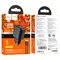 Набір СЗУ HOCO CS23A + кабель Type-C / Type-C 1xUSB+1xUSB-C, PD30W+QC3.0, кабель 1м, Black, Box