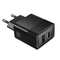Набір СЗУ HOCO CS112A + кабель Type-C / Type-C 1xUSB+1xUSB-C, PD30W+QC3.0, кабель 1м, Black, Box