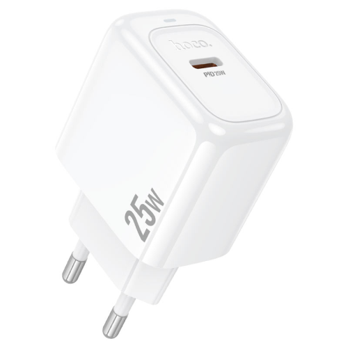 Набор СЗУ HOCO NCS53+кабель Type-C / Type-C, 1xUSB-C, PD25W, White, Box