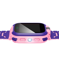 Дитячий смарт годинник Hoco Y105, GPS, Wi-Fi, LCD дисплей, дзвінки, голосові повідомлення, акум 400mAh, Pink, Box