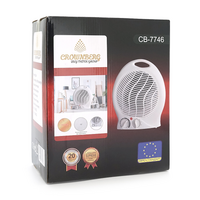 Тепловентилятор спіральний CB-7746, 2000 Вт, 3 режими Cold air / 1000 / 2000Вт, Box