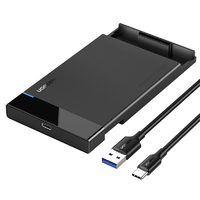 Внешний карман Ugreen для 2.5" HDD/SSD USB 3.1 US221 Black (50743)