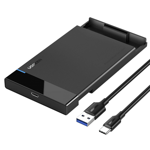 Внешний карман Ugreen для 2.5" HDD/SSD USB 3.1 US221 Black (50743)