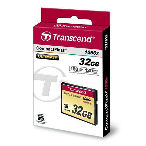 Карта памяті CF 32Gb Transcend 1066X (TS32GCF1000)