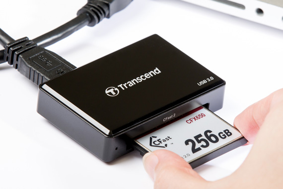 Кардрідер Transcend USB 3.1 Type-A > Cfast 2.0 Чорний