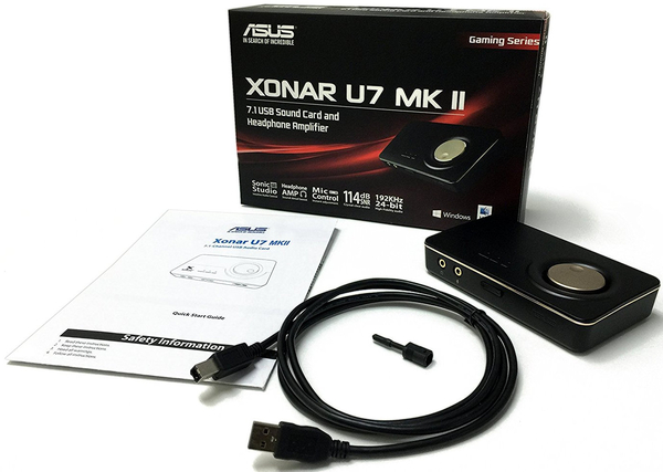 Звукова карта портативна Asus Xonar U7 MKII USB 7.1