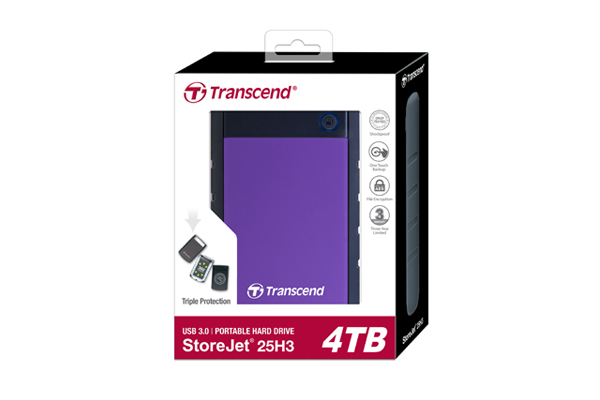 Внешний жесткий диск 2.5" USB 4.0TB Transcend StoreJet 25H3 (TS4TSJ25H3P)