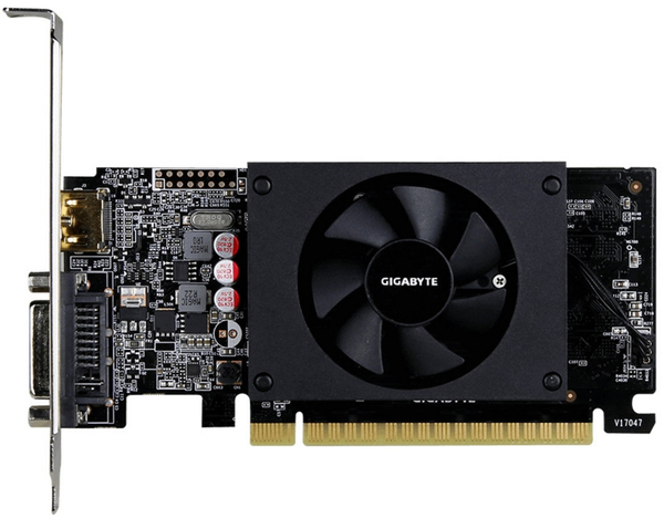 Вiдеокарта GIGABYTE GeForce GT 710 2GB DDRR5 64bit low profile