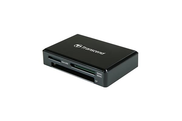 Кардрідер Transcend USB 3.1 Type-C > microSD/SD/CF Чорний