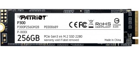 Накопитель SSD  256GB Patriot P300 M.2 2280 PCIe 3.0 x4 NVMe TLC (P300P256GM28)