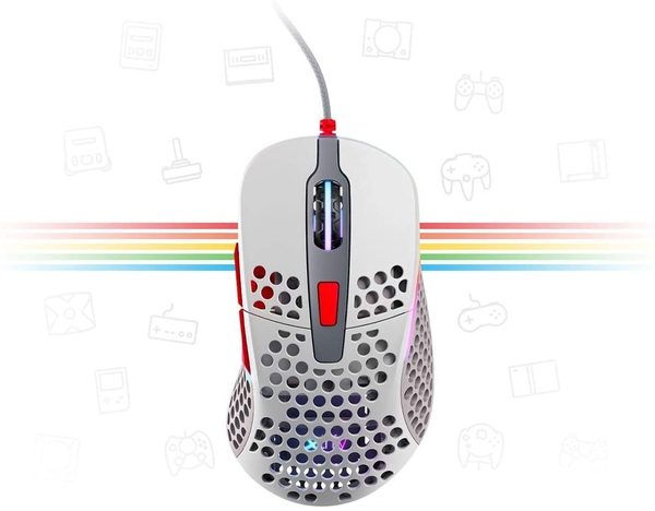 Миша Xtrfy M4, USB-A, RGB, Retro