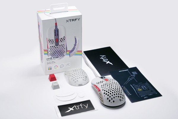 Миша Xtrfy M42, USB-A, RGB,  Retro
