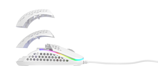 Миша Xtrfy M42, USB-A, RGB,  білий