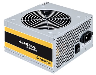 Блок живлення CHIEFTEC iArena  (500W), >85%, 120мм, 1xMB 24pin(20+4), 1xCPU 8pin(4+4), 2xMolex, 3xSATA, 1xPCIe 8pin(6+2), Bulk