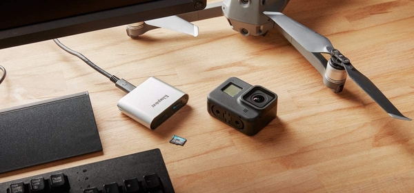 Кардрідер Kingston USB 3.2 Type-C > 2x microSD UHS-II Workflow Срібний