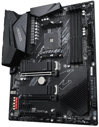 Материнська плата GIGABYTE B550 AORUS ELITE AX V2 sAM4 B550 4xDDR4 M.2 HDMI DP Wi-Fi BT ATX