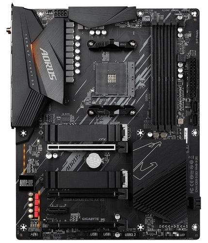 Материнська плата GIGABYTE B550 AORUS ELITE AX V2 sAM4 B550 4xDDR4 M.2 HDMI DP Wi-Fi BT ATX