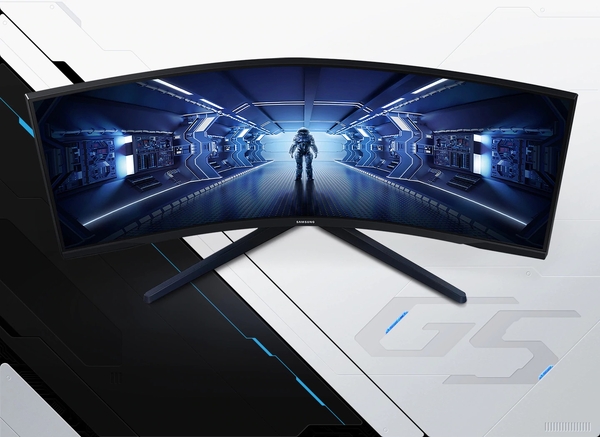 Монітор Samsung 34" Odyssey G5 C34G55TWW D-Sub, 2xHDMI, DP, VA, 3440x1440, 21:9, 165Hz, 1ms, CURVED